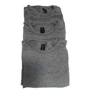 Gilden Softstyle Lot Of 3 Large T-Shirt Graphite Heather